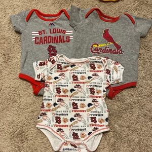St. Louis Cardinals Onesie Bundle